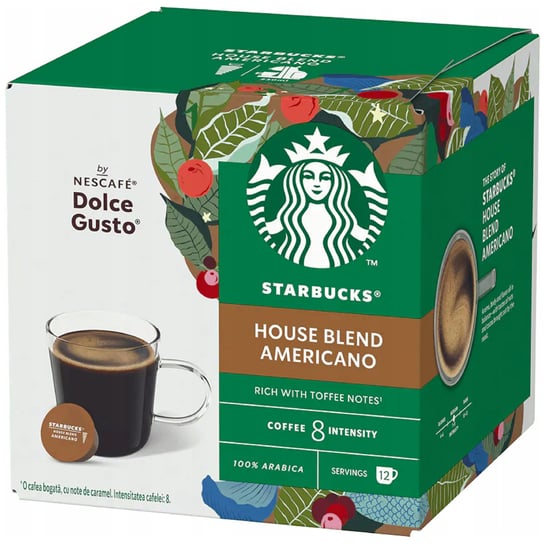 Kapsułki do ekspresu STARBUCKS House Blend Americano Dolce Gusto 12szt Starbucks