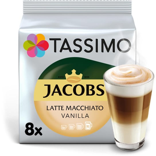 Kapsułki do ekspresu TASSIMO Jacobs Latte Macchiato Vanila XL 8 szt Tassimo