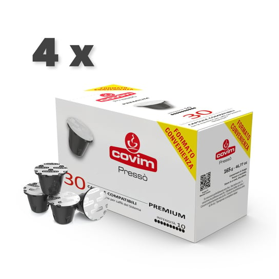 Kapsułki Do Nespresso* 30 Szt. Premium - Zestaw 4 Opakowania - Covim Covim