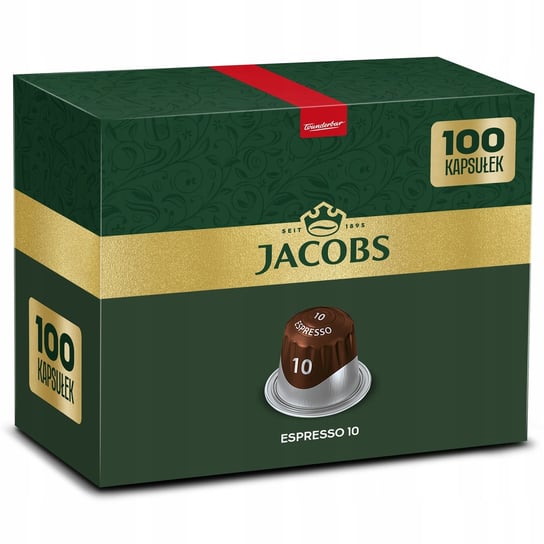 Kapsułki do Nespresso Jacobs Espresso 10 Intenso 100 szt. Jacobs