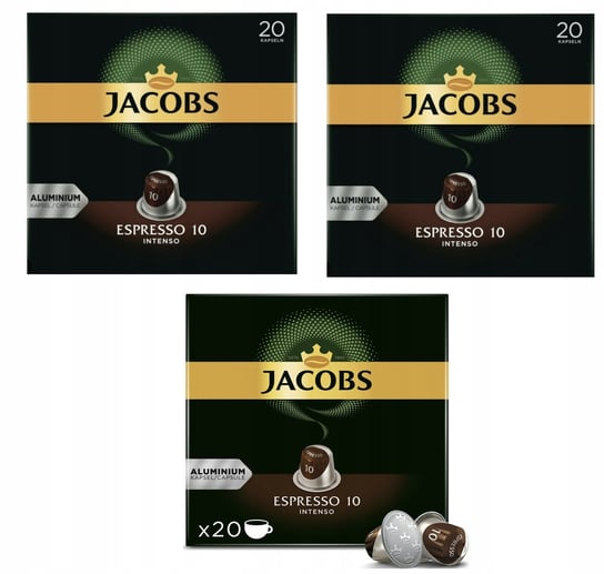 Kapsułki do Nespresso Jacobs Espresso 10 Intenso 60 szt. - Jacobs ...