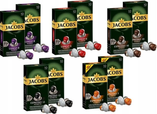 Kapsulki do Nespresso Jacobs KAWA NESPRESSO 10x10 100 szt. Jacobs