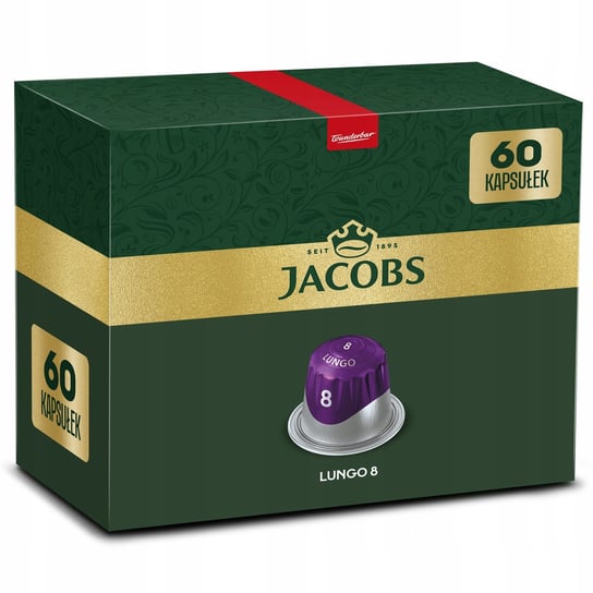 Kapsułki do Nespresso Jacobs Lungo 8 Intenso - 60 sztuk Jacobs