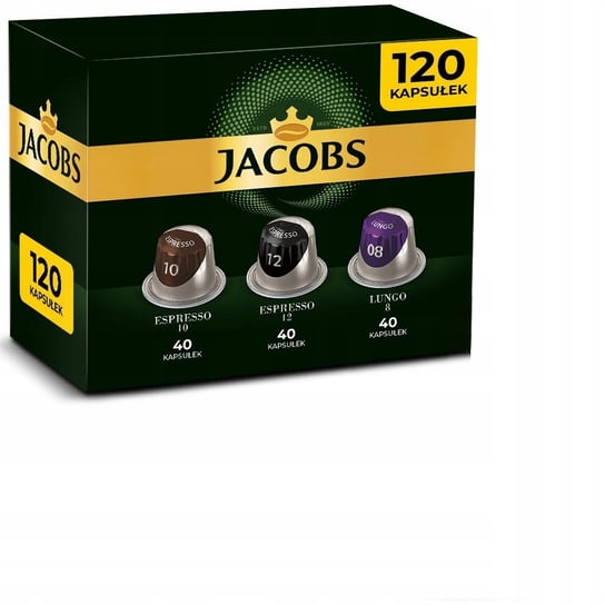 Kapsułki do Nespresso Jacobs Lungo i Espresso 120 szt. Jacobs