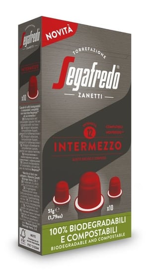 Kapsułki do Nespresso kompostowalne Segafredo INTERMEZZO 10 kapsułek Segafredo