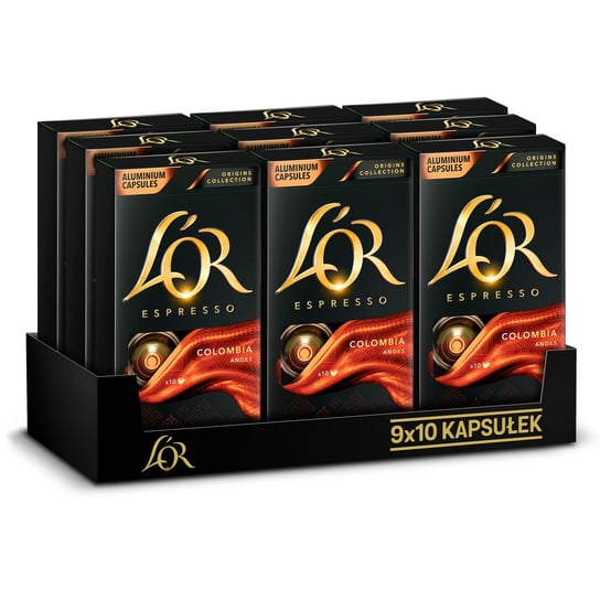 Kapsułki do Nespresso L'OR Espresso Colombia 90 szt. L'OR