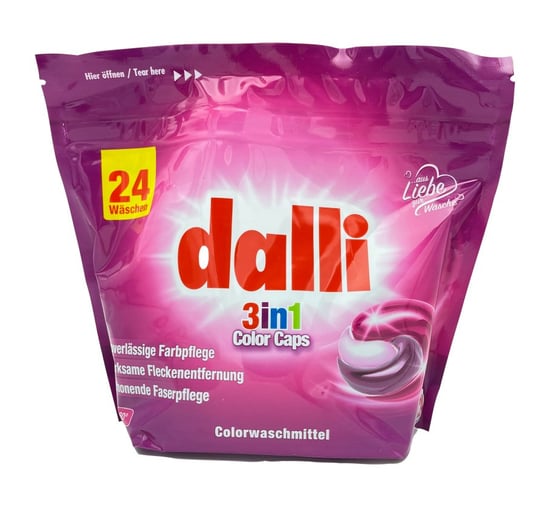 Kapsułki do prania Dalli Color 3w1 24szt Dalli