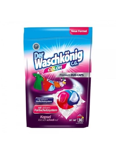 Kapsułki do prania DER WASCHKÖNIG, DuoCaps Color, 30 sztuk Der Waschkönig