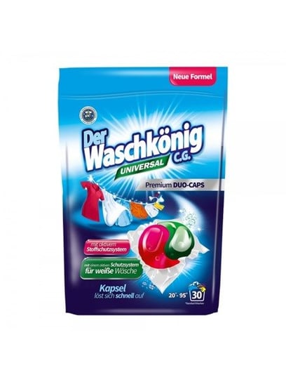 Kapsułki do prania DER WASCHKÖNIG, DuoCaps Universal, 30 sztuk Der Waschkönig
