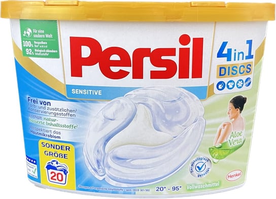 Kapsułki do prania Persil 4in1 Discs Sensitive 20p 500g Unilever
