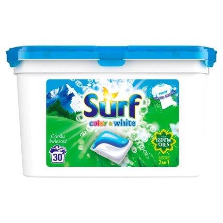 Kapsułki do prania SURF Górska świeżość Kolor&Biały, 30 szt Surf