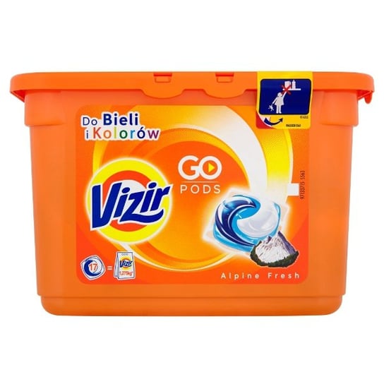 Kapsułki do prania VIZIR Go Pods Alpine Fresh, 428,4 g P&G