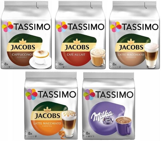 Kapsułki do Tassimo ZESTAW KAWY MLECZNE 48szt 48 szt. Jacobs