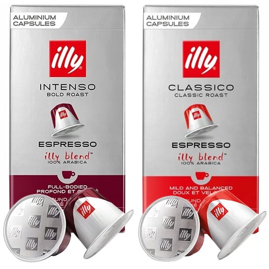 Kapsułki Illy Intenso 10szt. + Kapsułki Illy Classico 10szt. Illy