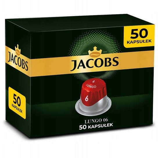 Kapsułki Jacobs do Nespresso(r)* Lungo 6, 50 sztuk Jacobs