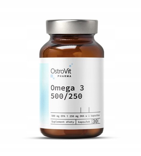 Kapsułki OstroVit Omega 3 kwas omega-3 30 sztuk OstroVit