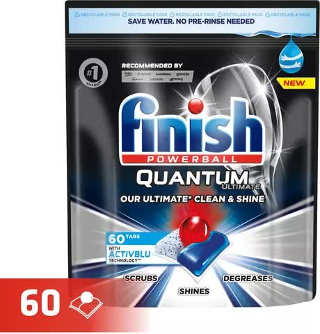 Kapsułki Tabletki Do Zmywarki Finish Quantum Ultimate 60Szt FINISH