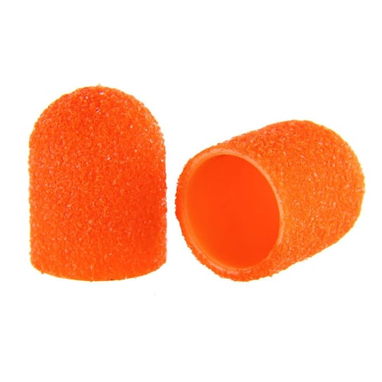 Kapturek kapturki ścierne do pedicure ABS PODO Orange Pomarańczowy 13mm gradacja 150 AllePaznokcie