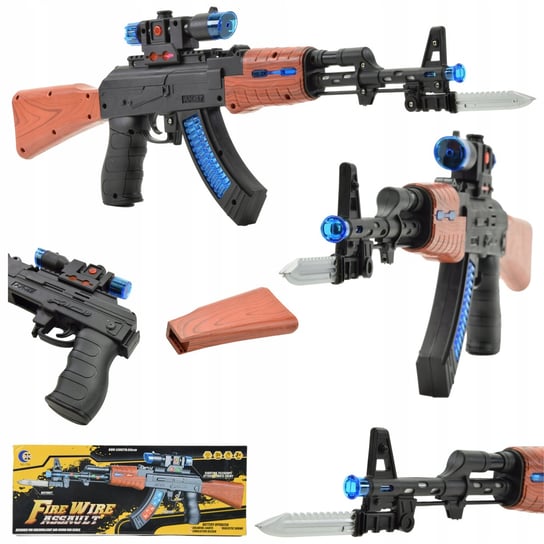 Karabin Pistolet Zabawkowy Dla Dzieci Wzór Ak-47 Skleplolki