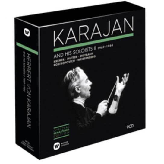 Karajan: Concerto Recordings 1969-1984 Von Karajan Herbert, Berliner Philharmoniker, Richter Sviatoslav, Oistrakh David, Mutter Anne-Sophie, Andre Maurice, Galway James, Weissenberg Alexis