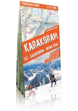 Karakoram. Trekking map 1:175 000 Opracowanie zbiorowe
