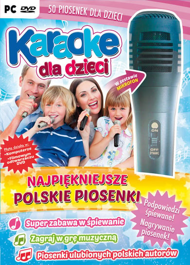 Karaoke dla dzieci: Najpiękniejsze Polskie Piosenki (z mikrofonem) Avalon