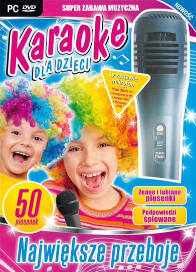 Karaoke dla dzieci – Największe przeboje (z mikrofonem), DVD, PC Avalon