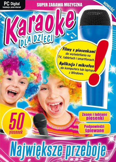 Karaoke Dla Dzieci Największe Przeboje - Z Mikrofonem, PC Avalon