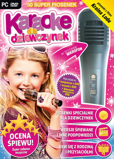 Karaoke dla dziewczynek - nowa edycja (z mikrofonem), DVD, PC Avalon