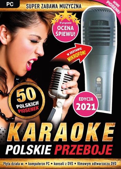 Karaoke Polskie Przeboje edycja 2021 (z mikrofonem), DVD, PC Avalon