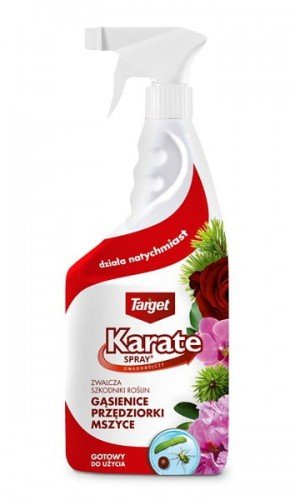 Karate Spray 750ml zwalcza szkodniki roślin domowych i warzywnych Target