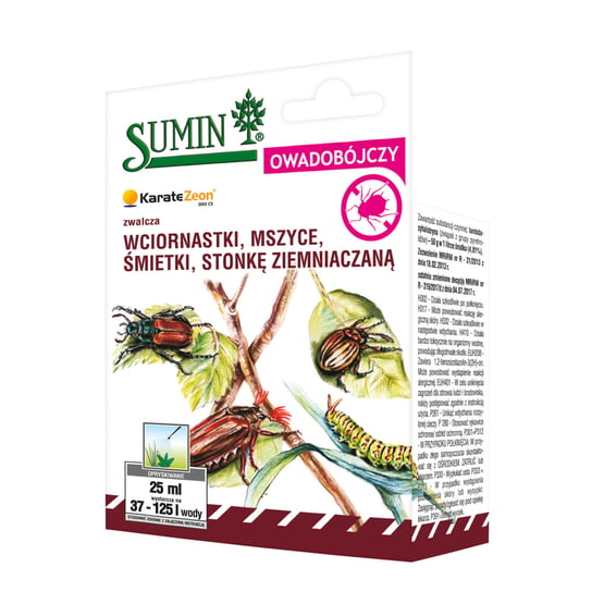 KARATE ZEON 050 CS 25 ML SUMIN Środek owadobójczy rośliny rolnicze sadownicze i warzywa SUMIN