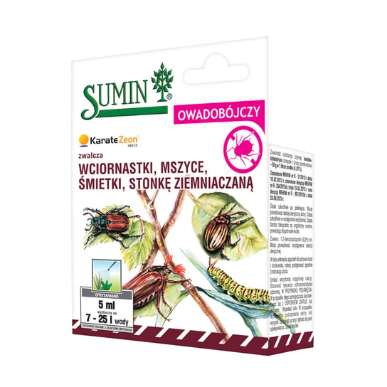 KARATE ZEON 050 CS 5 ML SUMIN Środek owadobójczy rośliny rolnicze sadownicze i warzywa SUMIN