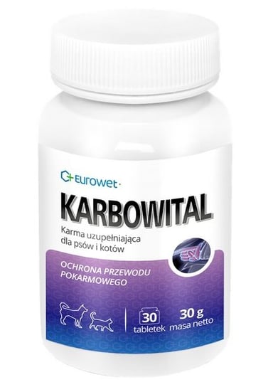 Karbowital dla psa i kota 30 tabl. EUROWET