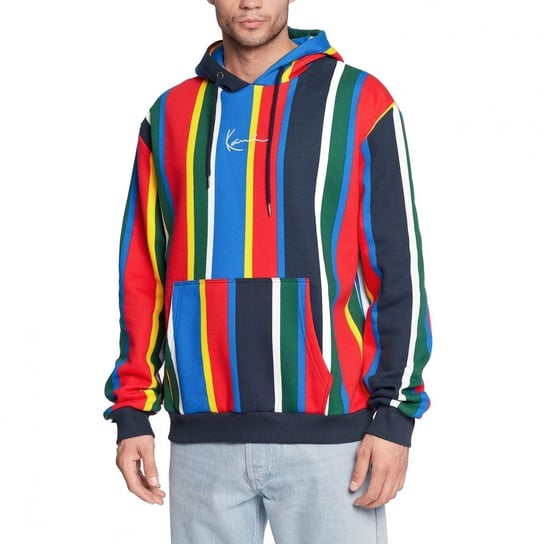 Karl Kani Bluza Męska Z Kapturem Kk Small Signature Stripe Hoodie 6028200 S Karl Kani