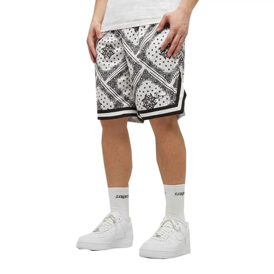 Karl Kani spodenki Woven Signature Paisley Mesh Shorts 6013410 XXL czarno-biały Karl Kani