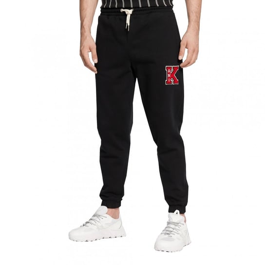 Karl Kani Spodnie Dresowe Męskie Czarne Retro Patch Slim Fit Sweatpants 6004664 M Karl Kani