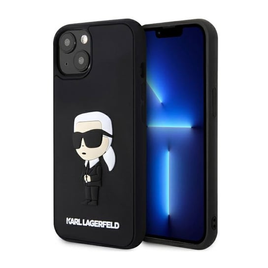 Karl Lagerfeld 3D Rubber Nft Ikonik - Etui Iphone 14 (Czarny) Karl Lagerfeld