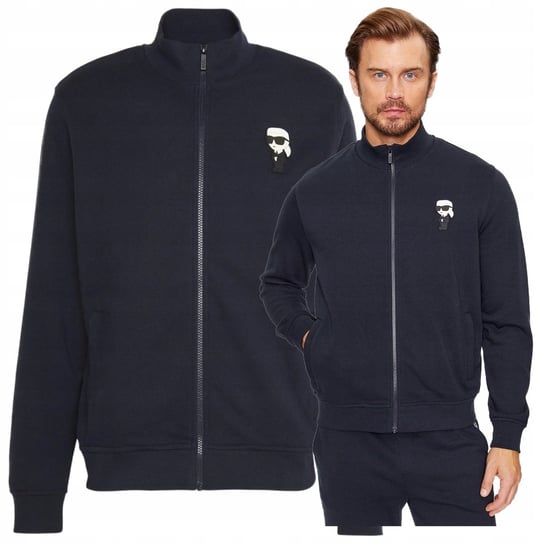 karl lagerfeld bluza meska rozpinana granatowa bez kaptura PREMIUM karl lagerfeld bluza meska rozpinana granatowa bez kaptura PREMIUM r.S Karl Lagerfeld
