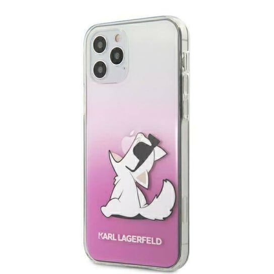 Karl Lagerfeld Choupette Fun Sunglasses - Etui iPhone 12 Pro Max (różowy) Karl Lagerfeld