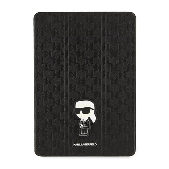 Karl Lagerfeld Folio Magnet Allover Saffiano Monogram NFT Ikonik - Etui iPad 10.2" (2021-2019) (Czarny) Karl Lagerfeld