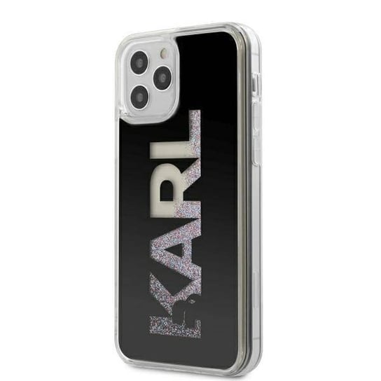 Karl Lagerfeld Hard Case Karl Logo Glitter Iphone 12 Pro Max Czarny Karl Lagerfeld