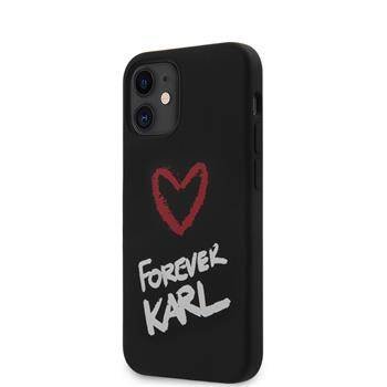 Karl Lagerfeld Iphone 12 Mini Czarny Hardcase Silicone Forever Karl Karl Lagerfeld