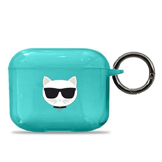 Karl Lagerfeld KLA3UCHFL AirPods 3 cover niebieski/blue Choupette Karl Lagerfeld