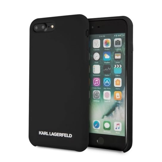 Karl Lagerfeld KLHCI8LSLBKS iPhone 7/8 Plus hardcase czarny/black Silicone Karl Lagerfeld