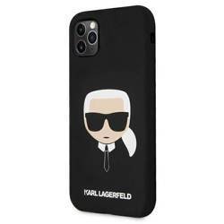 Karl Lagerfeld KLHCN65SLKHBK iPhone 11 Pro Max czarny/black hardcase Silicone Karl`s Head Karl Lagerfeld
