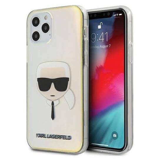 Karl Lagerfeld KLHCP12LPCKHML iPhone 12 Pro Max 6,7" multicolor hardcase Iridescent Karl`s Head Karl Lagerfeld