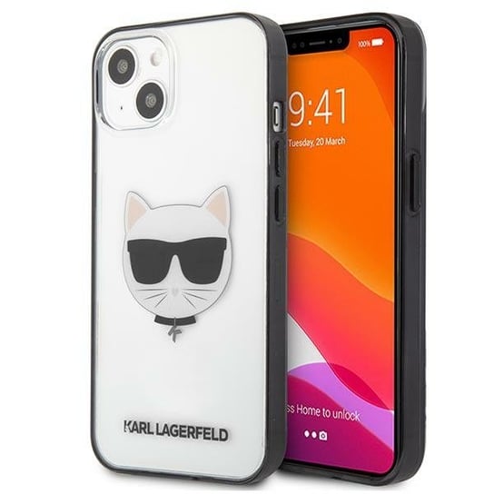 Karl Lagerfeld KLHCP13MHCHCK iPhone 13 6,1" transparent Ikonik Choupette Karl Lagerfeld