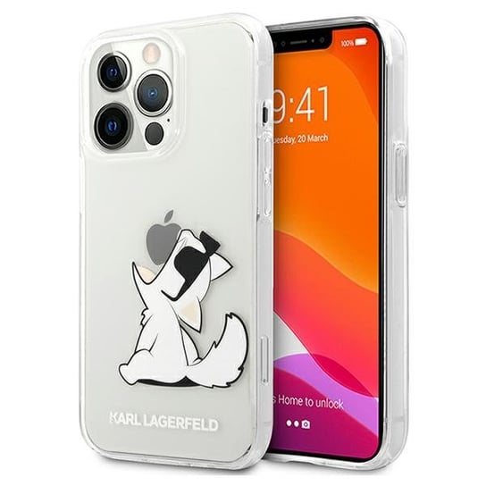 Karl Lagerfeld KLHCP13XCFNRC iPhone 13 Pro Max 6,7" hardcase transparent Choupette Fun Karl Lagerfeld