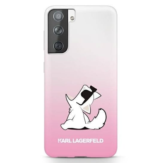 Karl Lagerfeld KLHCS21SCFNRCPI S21 G991 hardcase różowy/pink Choupette Fun Karl Lagerfeld